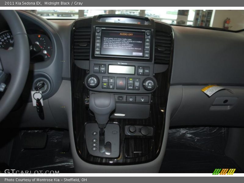 Midnight Black / Gray 2011 Kia Sedona EX