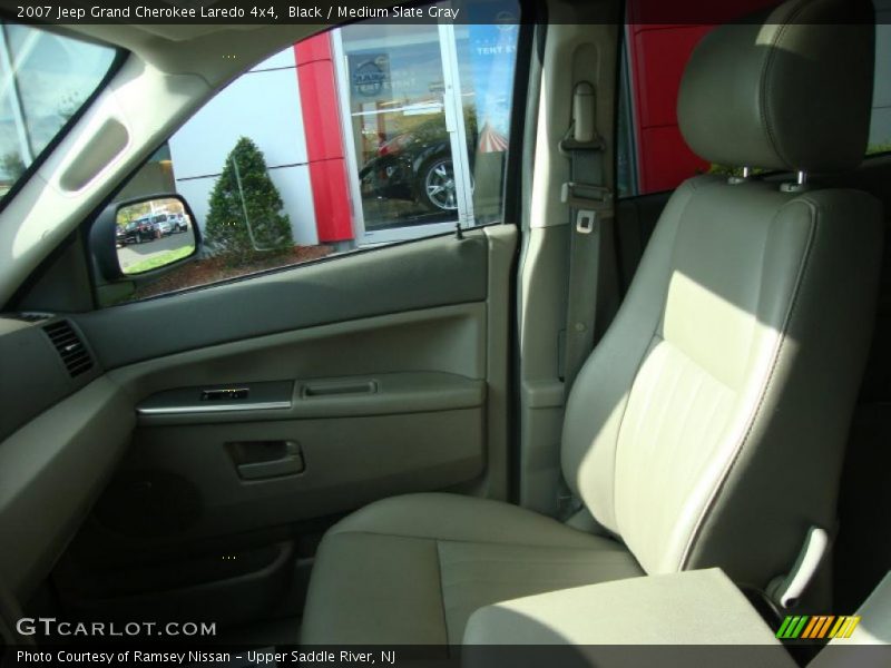 Black / Medium Slate Gray 2007 Jeep Grand Cherokee Laredo 4x4