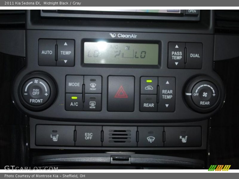 Midnight Black / Gray 2011 Kia Sedona EX