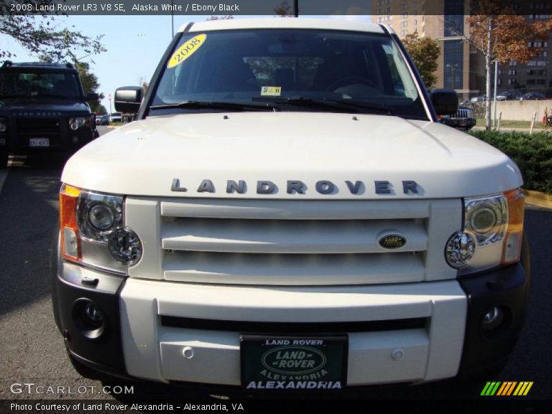 Alaska White / Ebony Black 2008 Land Rover LR3 V8 SE