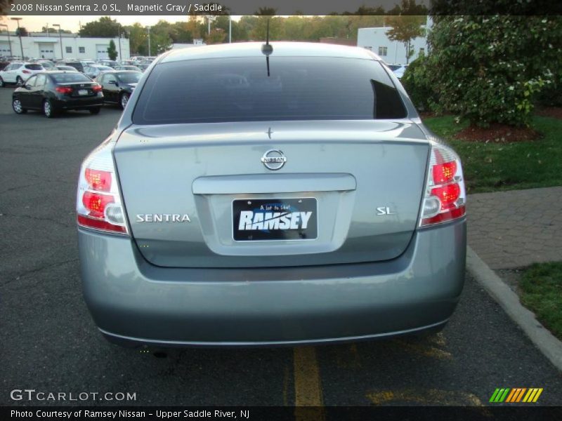 Magnetic Gray / Saddle 2008 Nissan Sentra 2.0 SL