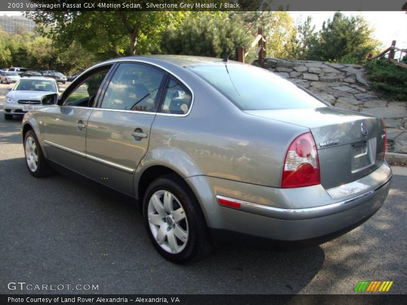 Silverstone Grey Metallic / Black 2003 Volkswagen Passat GLX 4Motion Sedan