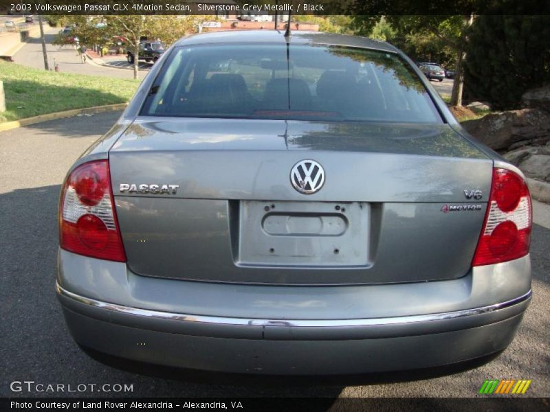 Silverstone Grey Metallic / Black 2003 Volkswagen Passat GLX 4Motion Sedan