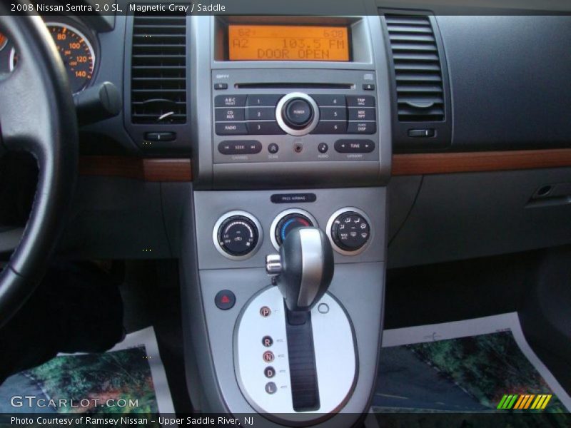 Controls of 2008 Sentra 2.0 SL