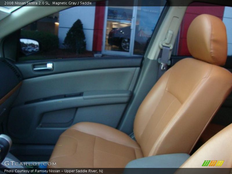 Magnetic Gray / Saddle 2008 Nissan Sentra 2.0 SL