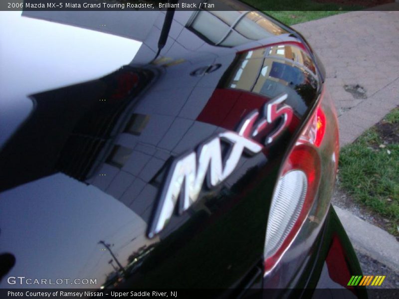 Brilliant Black / Tan 2006 Mazda MX-5 Miata Grand Touring Roadster