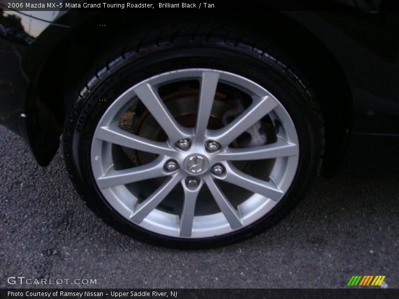 Brilliant Black / Tan 2006 Mazda MX-5 Miata Grand Touring Roadster