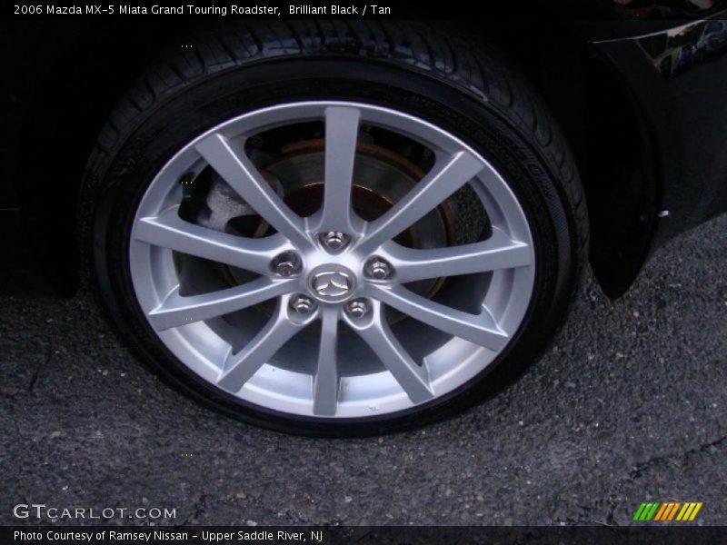 Brilliant Black / Tan 2006 Mazda MX-5 Miata Grand Touring Roadster