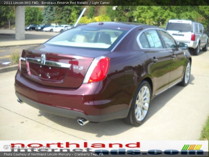 Bordeaux Reserve Red Metallic / Light Camel 2011 Lincoln MKS FWD
