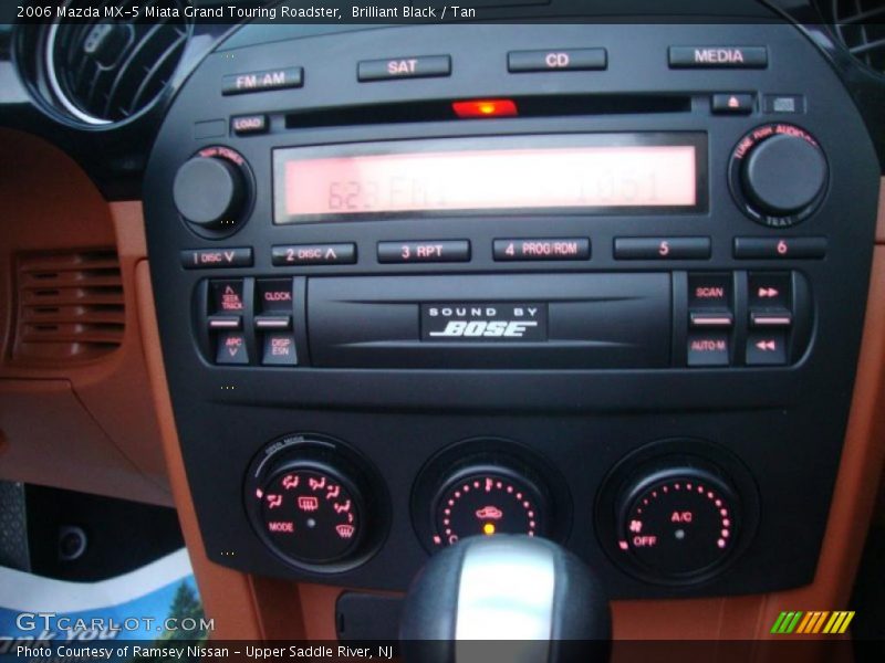 Brilliant Black / Tan 2006 Mazda MX-5 Miata Grand Touring Roadster
