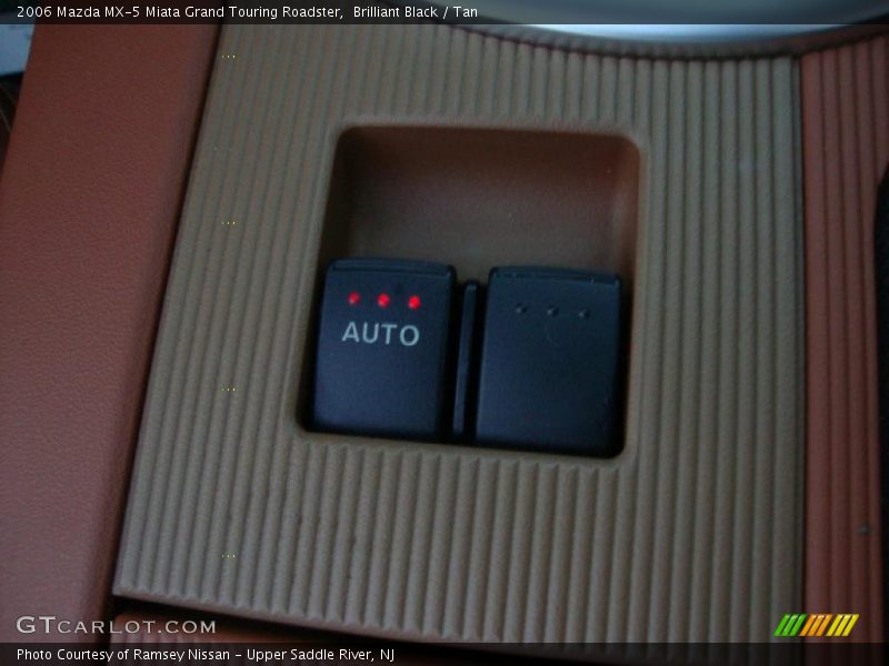 Brilliant Black / Tan 2006 Mazda MX-5 Miata Grand Touring Roadster