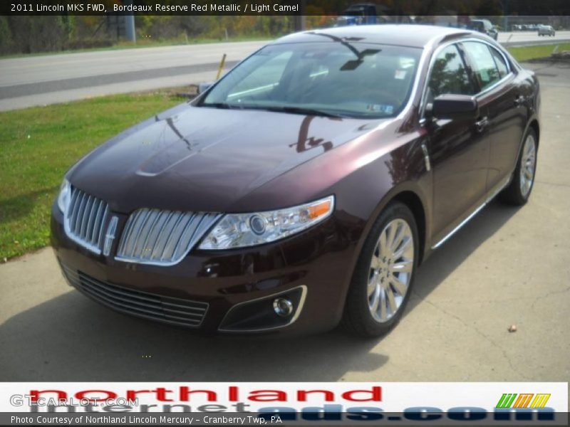 Bordeaux Reserve Red Metallic / Light Camel 2011 Lincoln MKS FWD