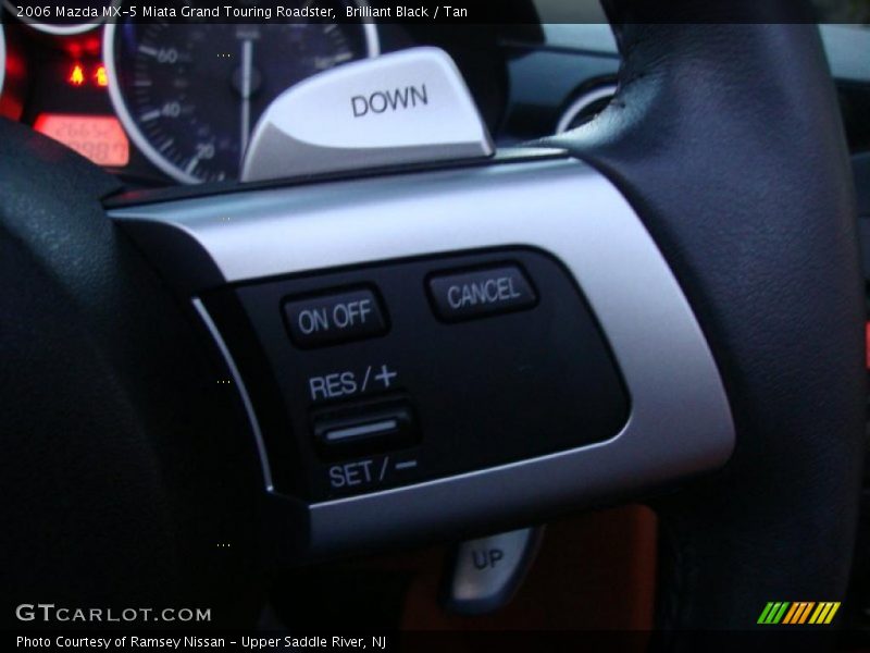 Brilliant Black / Tan 2006 Mazda MX-5 Miata Grand Touring Roadster