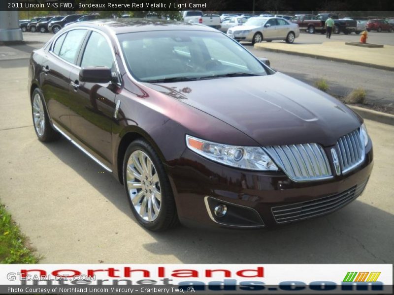 Bordeaux Reserve Red Metallic / Light Camel 2011 Lincoln MKS FWD