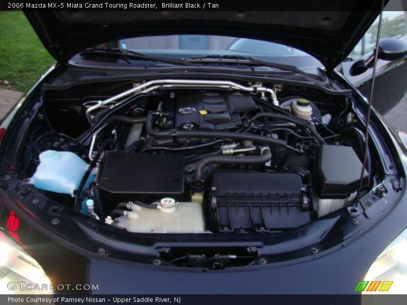 Brilliant Black / Tan 2006 Mazda MX-5 Miata Grand Touring Roadster