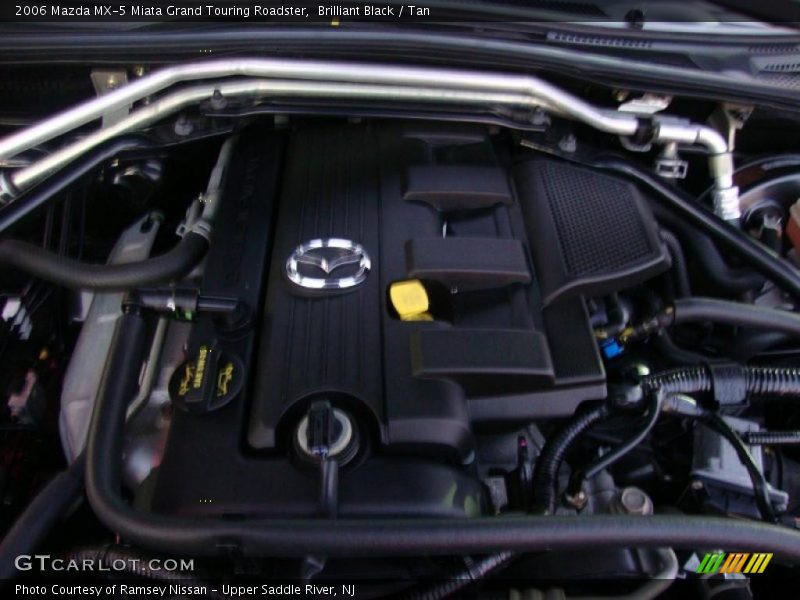 Brilliant Black / Tan 2006 Mazda MX-5 Miata Grand Touring Roadster