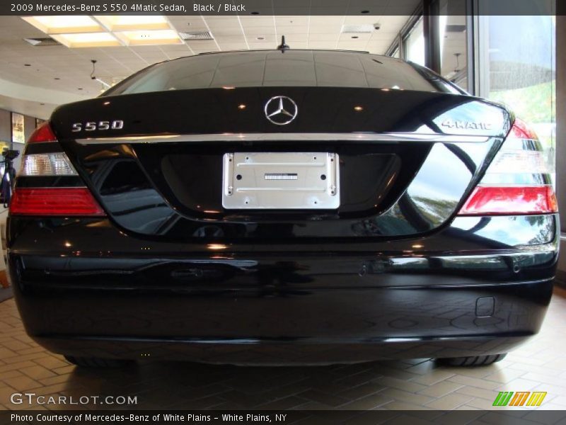 Black / Black 2009 Mercedes-Benz S 550 4Matic Sedan