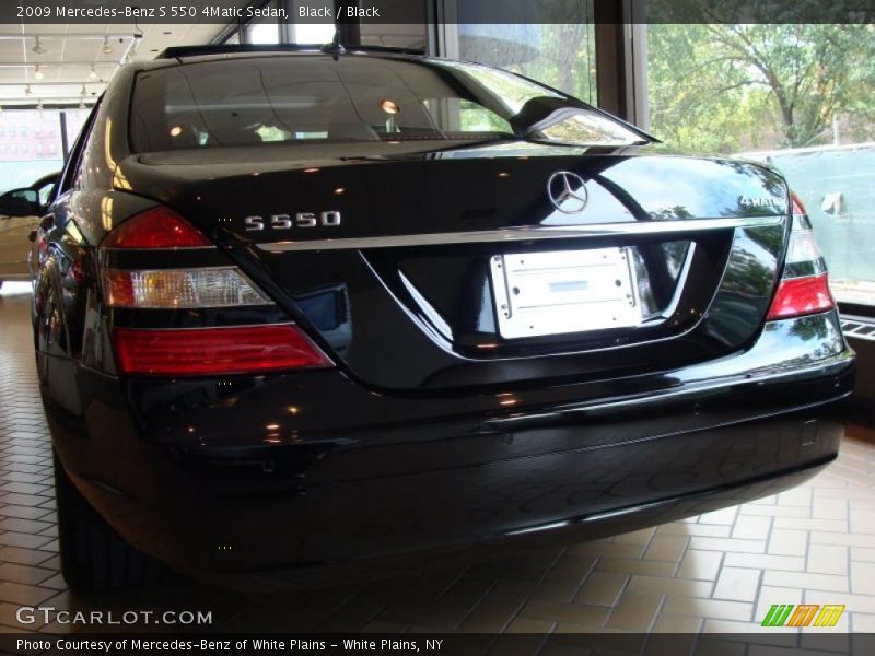 Black / Black 2009 Mercedes-Benz S 550 4Matic Sedan
