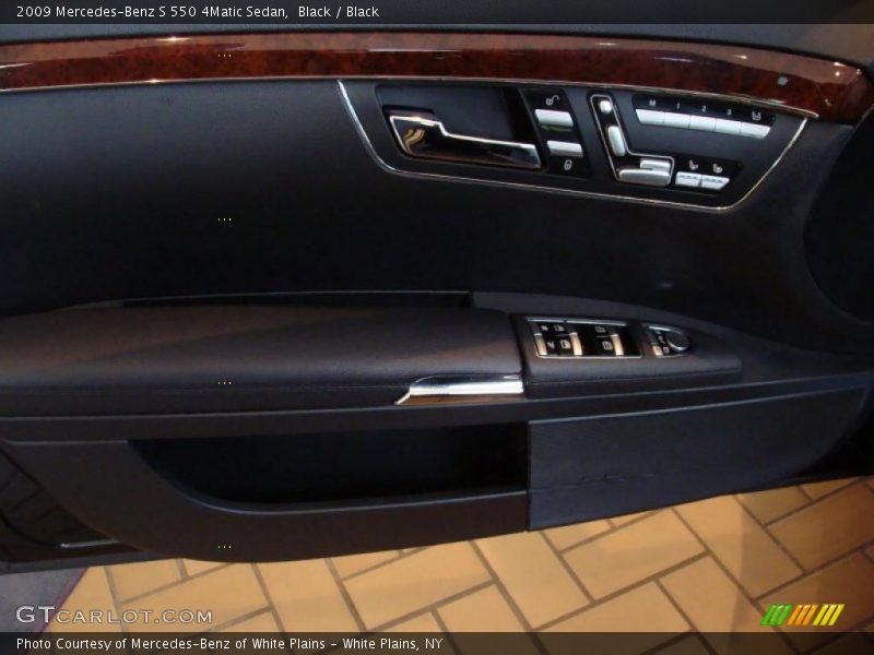 Black / Black 2009 Mercedes-Benz S 550 4Matic Sedan