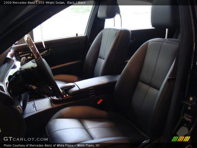 Black / Black 2009 Mercedes-Benz S 550 4Matic Sedan