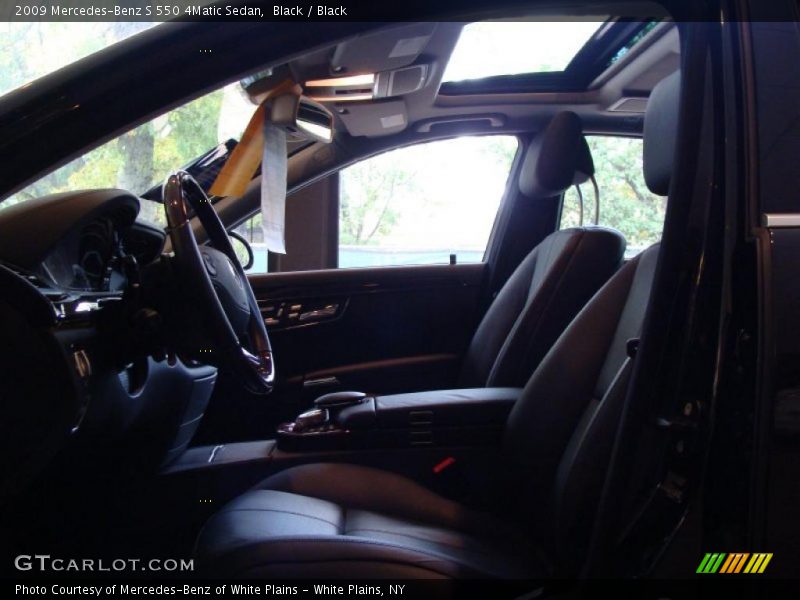 Black / Black 2009 Mercedes-Benz S 550 4Matic Sedan