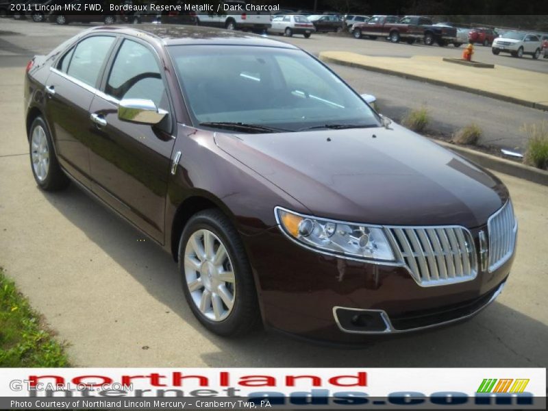 Bordeaux Reserve Metallic / Dark Charcoal 2011 Lincoln MKZ FWD