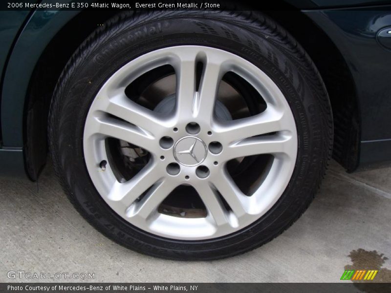 Everest Green Metallic / Stone 2006 Mercedes-Benz E 350 4Matic Wagon