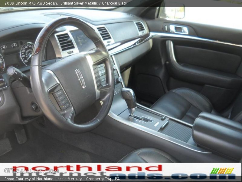  2009 MKS AWD Sedan Charcoal Black Interior