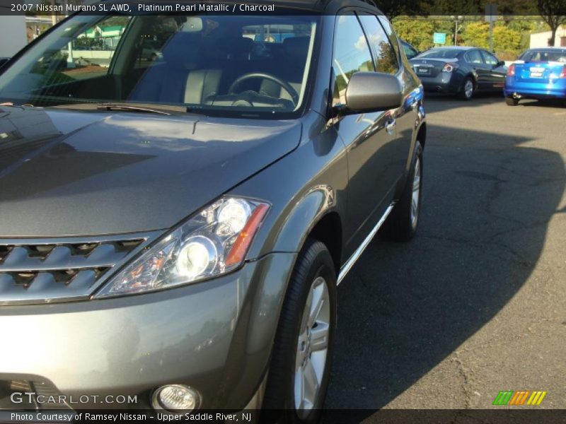 Platinum Pearl Matallic / Charcoal 2007 Nissan Murano SL AWD