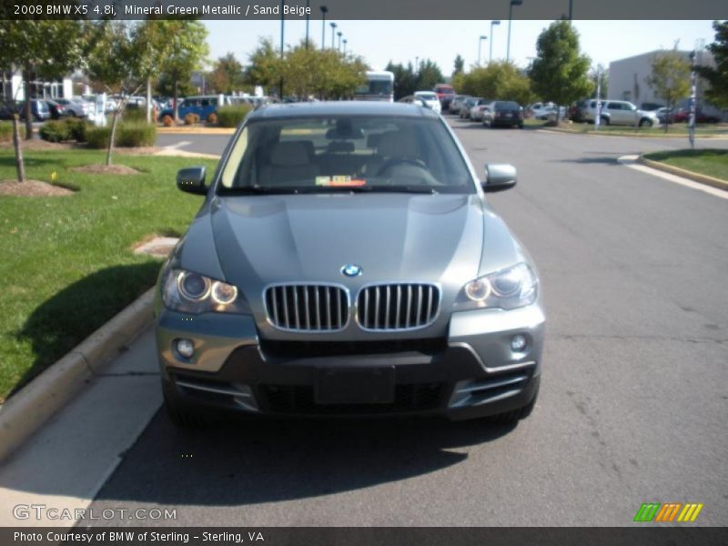 Mineral Green Metallic / Sand Beige 2008 BMW X5 4.8i