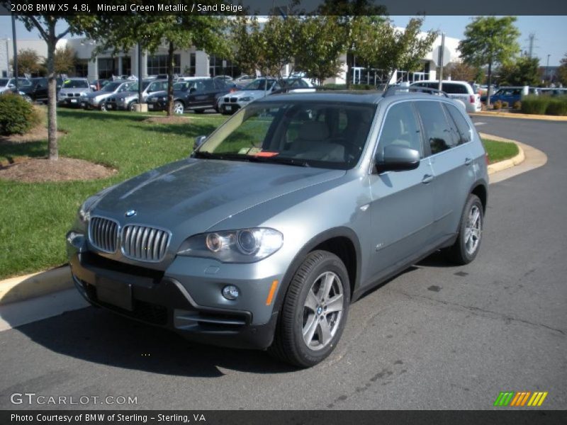 Mineral Green Metallic / Sand Beige 2008 BMW X5 4.8i