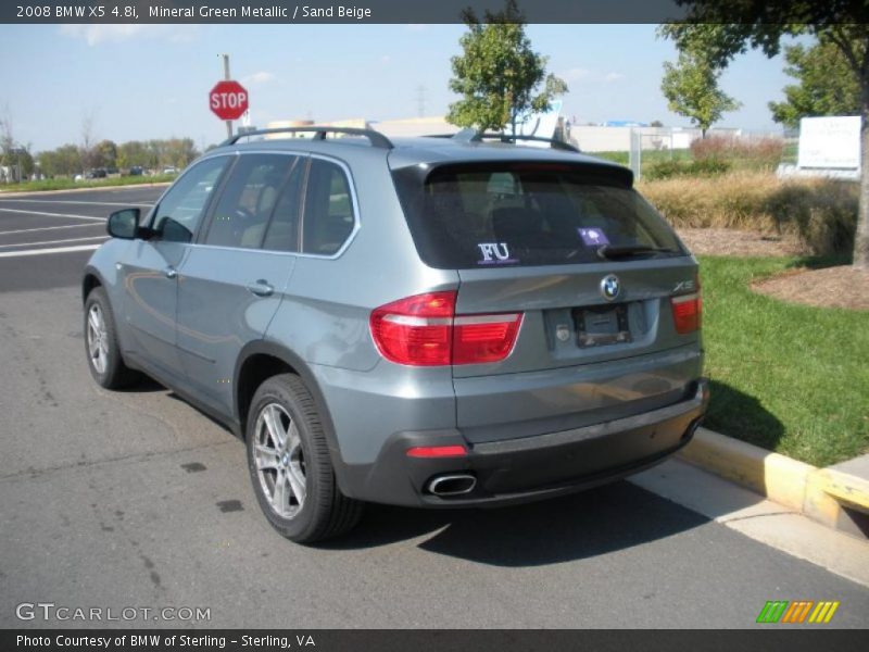 Mineral Green Metallic / Sand Beige 2008 BMW X5 4.8i