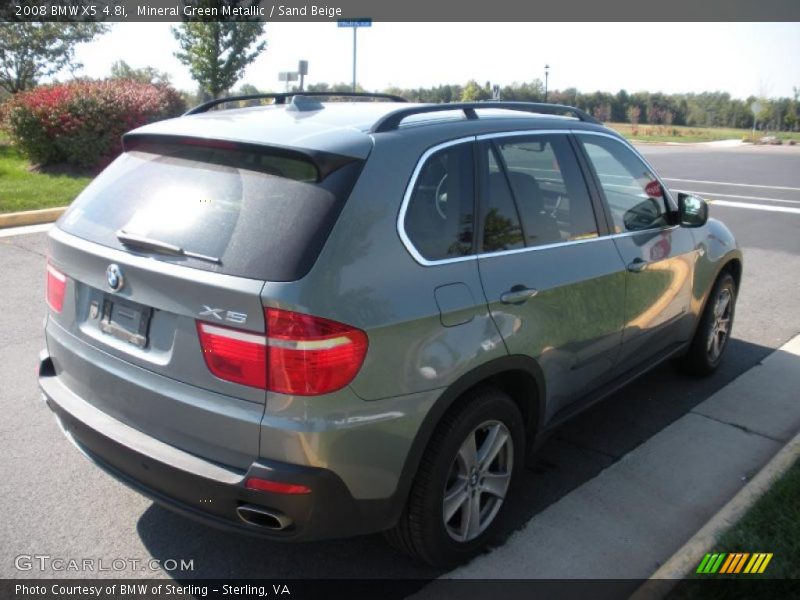 Mineral Green Metallic / Sand Beige 2008 BMW X5 4.8i