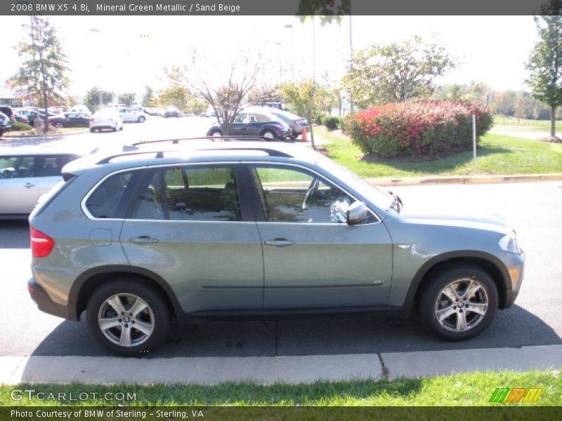 Mineral Green Metallic / Sand Beige 2008 BMW X5 4.8i