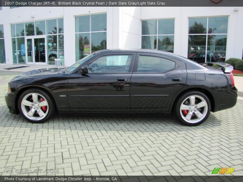 Brilliant Black Crystal Pearl / Dark Slate Gray/Light Slate Gray 2007 Dodge Charger SRT-8