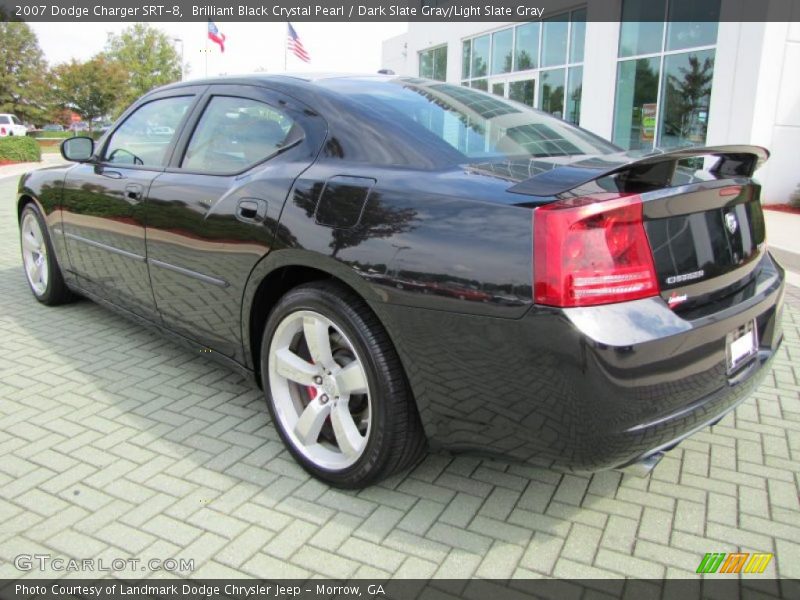 Brilliant Black Crystal Pearl / Dark Slate Gray/Light Slate Gray 2007 Dodge Charger SRT-8
