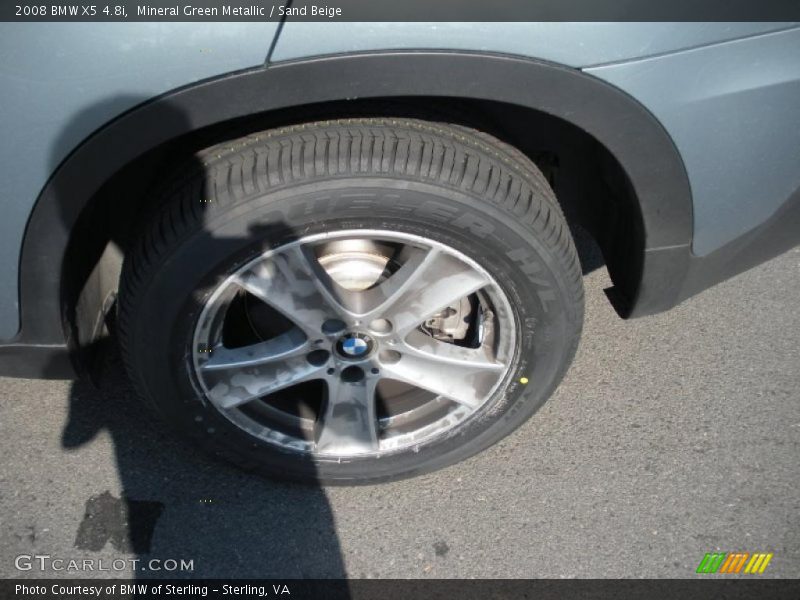 Mineral Green Metallic / Sand Beige 2008 BMW X5 4.8i