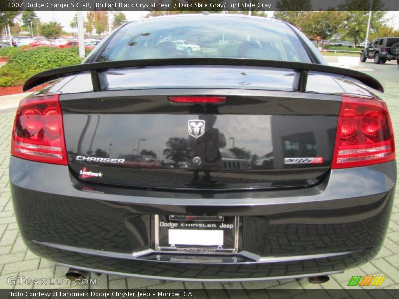 Brilliant Black Crystal Pearl / Dark Slate Gray/Light Slate Gray 2007 Dodge Charger SRT-8