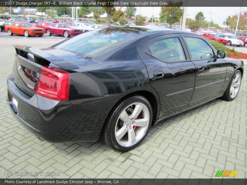 Brilliant Black Crystal Pearl / Dark Slate Gray/Light Slate Gray 2007 Dodge Charger SRT-8