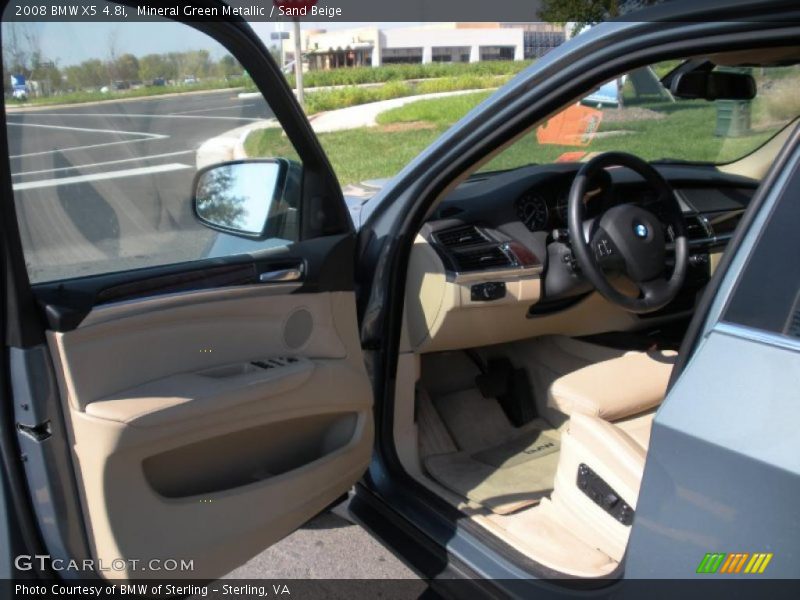 Mineral Green Metallic / Sand Beige 2008 BMW X5 4.8i