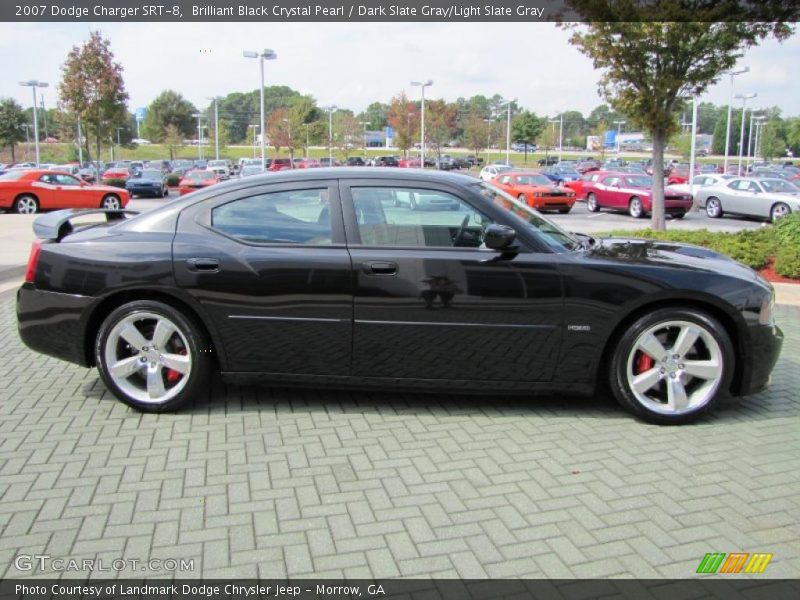 Brilliant Black Crystal Pearl / Dark Slate Gray/Light Slate Gray 2007 Dodge Charger SRT-8