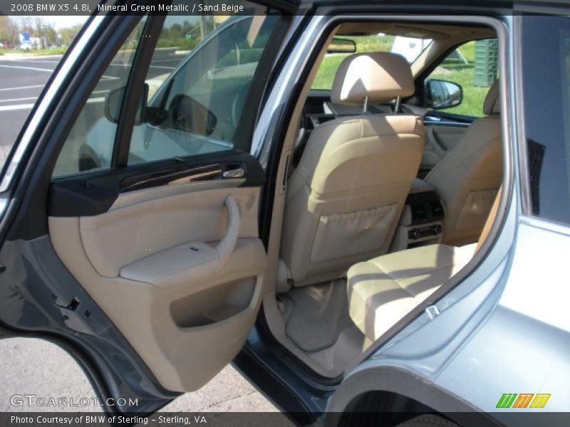 Mineral Green Metallic / Sand Beige 2008 BMW X5 4.8i