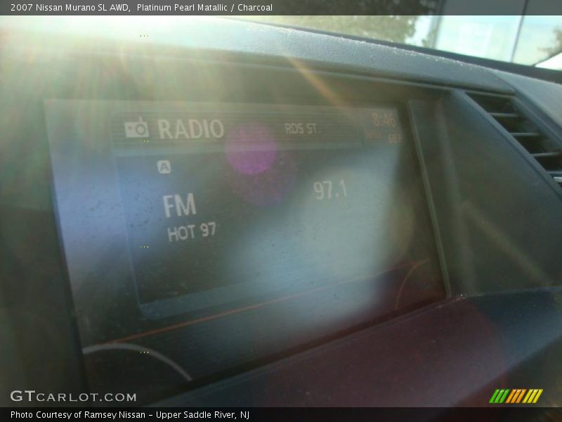 Platinum Pearl Matallic / Charcoal 2007 Nissan Murano SL AWD