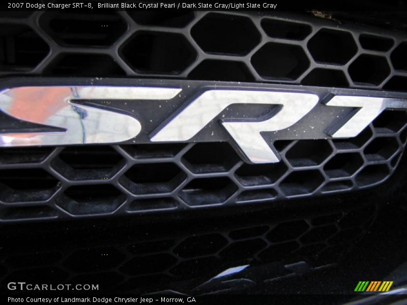 Brilliant Black Crystal Pearl / Dark Slate Gray/Light Slate Gray 2007 Dodge Charger SRT-8