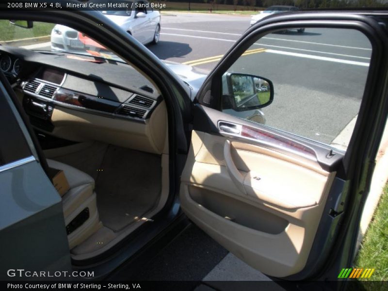 Mineral Green Metallic / Sand Beige 2008 BMW X5 4.8i