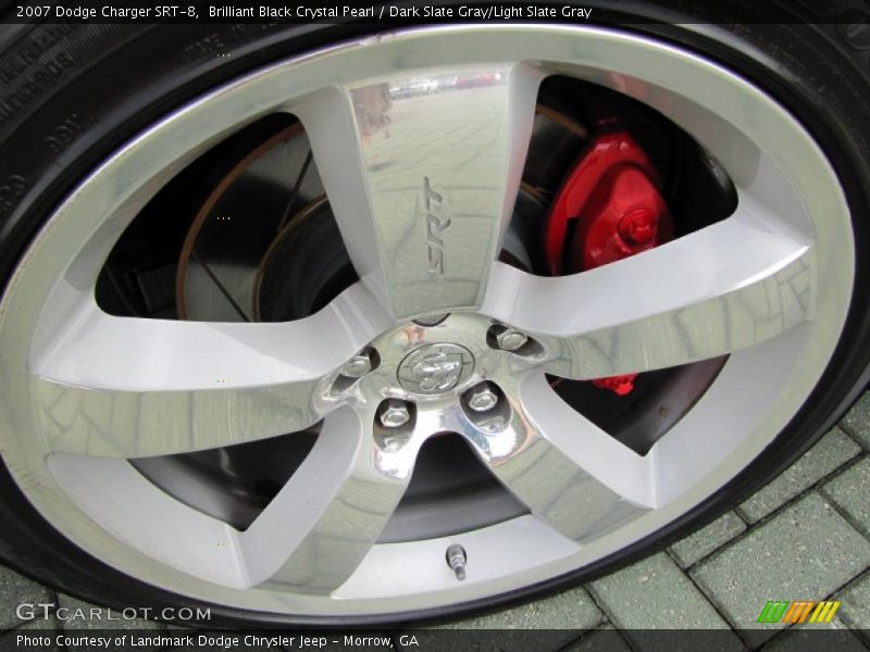 Brilliant Black Crystal Pearl / Dark Slate Gray/Light Slate Gray 2007 Dodge Charger SRT-8