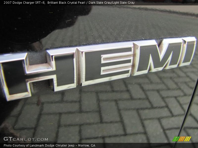 Brilliant Black Crystal Pearl / Dark Slate Gray/Light Slate Gray 2007 Dodge Charger SRT-8