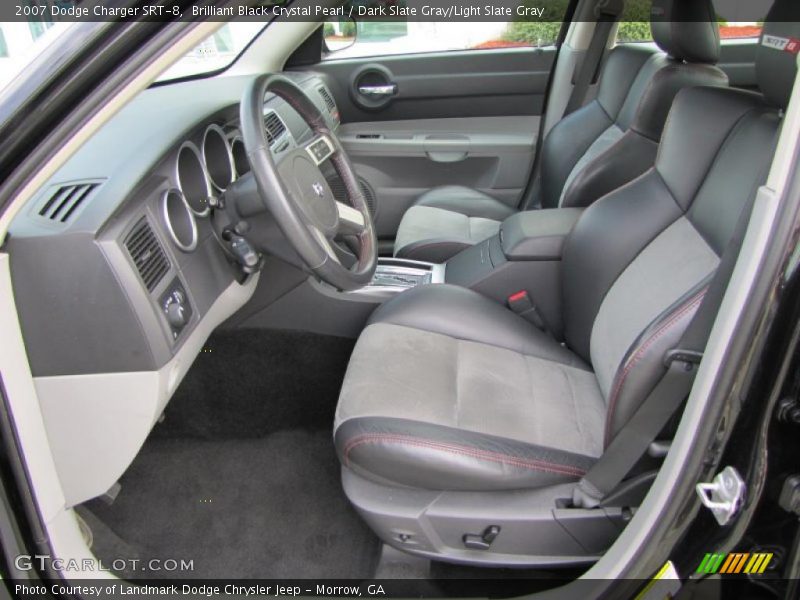 Brilliant Black Crystal Pearl / Dark Slate Gray/Light Slate Gray 2007 Dodge Charger SRT-8