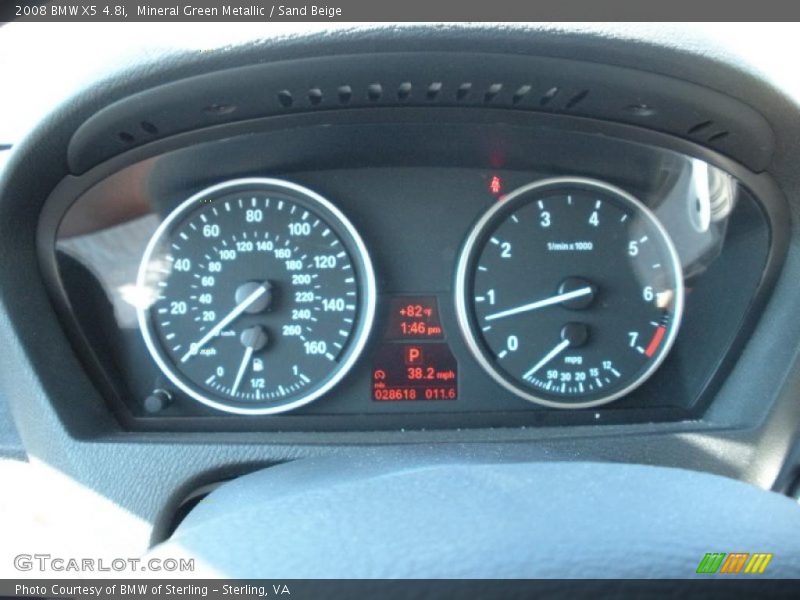 Mineral Green Metallic / Sand Beige 2008 BMW X5 4.8i