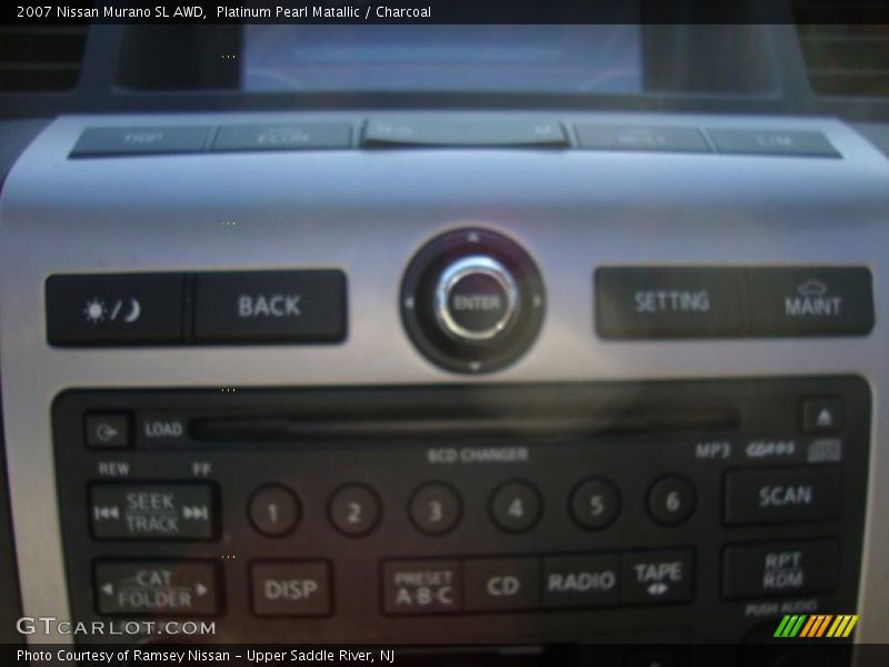 Platinum Pearl Matallic / Charcoal 2007 Nissan Murano SL AWD